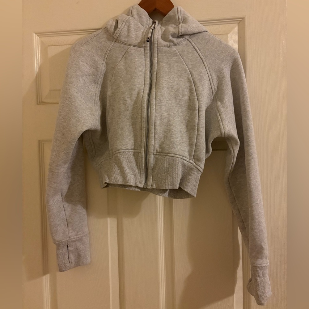 Lululemon Athletica Scuba Full-Zip Cropped Hoodie